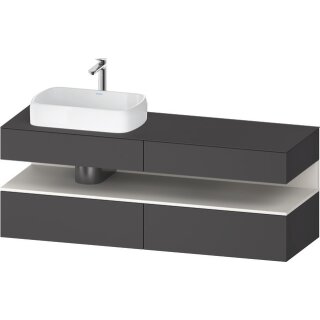 DURAVIT QA4777084490000 QAT KWTU WH Eck 1600x550x600 Gt Mt. H