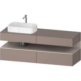 DURAVIT QA4777091430010 QAT KWTU WH Eck 1600x550x600 bs. Mt.