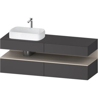DURAVIT QA4777091490010 QTG KWTU WH Ek. 1600x550x600 Gt Mt. H