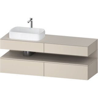 DURAVIT QA4777091830010 QAT KWTU WH Eck 1600x550x600 Tp. Smt