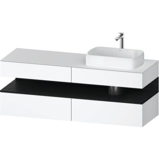 DURAVIT QA4778016180010 QAT KWTU WH Eck 1600x550x600 Wß Mt. H