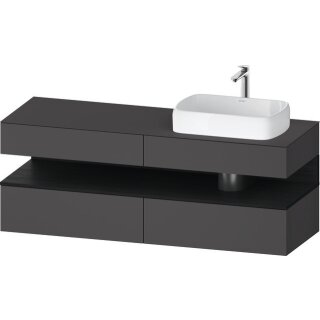 DURAVIT QA4778016490000 QAT KWTU WH Eck 1600x550x600 Gt Mt. H
