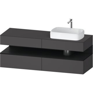 DURAVIT QA4778016490010 QTG KWTU WH Ek. 1600x550x600 Gt Mt. H