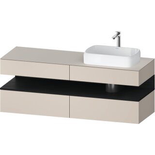 DURAVIT QA4778016910010 QTG KWTU WH Ek. 1600x550x600 Tp. Mt.