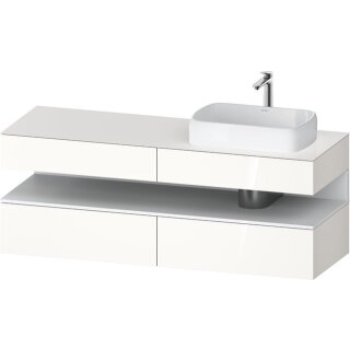 DURAVIT QA4778018220010 QAT KWTU WH Ek. 1600x550x600 Wß Hgl.