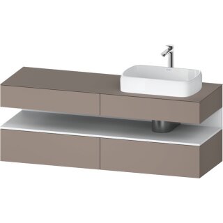 DURAVIT QA4778018430010 QTG KWTU WH Ek. 1600x550x600 bs. Mt.