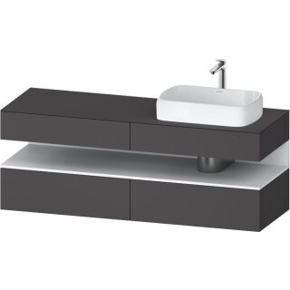 DURAVIT QA4778018490010 QAT KWTU WH Ek. 1600x550x600 Gt Mt.