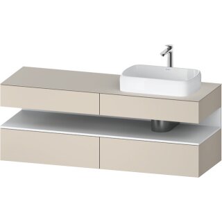 DURAVIT QA4778018830010 QTG KWTU WH Ek. 1600x550x600 Tp. Smt