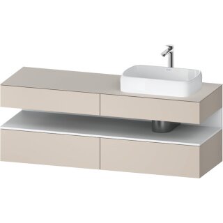 DURAVIT QA4778018910010 QTG KWTU WH Ek. 1600x550x600 Tp. Mt.