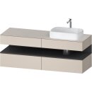 DURAVIT QA4778049910010 QTG KWTU WH Ek. 1600x550x600 Tp. Mt.