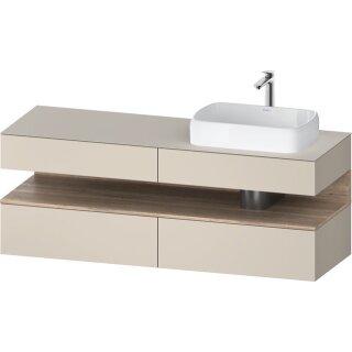 DURAVIT QA4778055830000 QAT KWTU WH Ek. 1600x550x600 Tp. Smt
