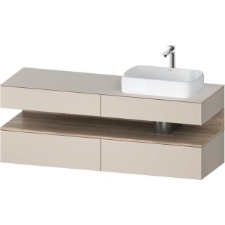 DURAVIT QA4778055910010 QTG KWTU WH Ek. 1600x550x600 Tp. Mt.