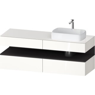 DURAVIT QA4778080220000 QAT KWTU WH Ek. 1600x550x600 Wß Hgl.