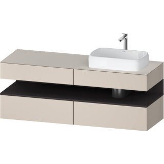 DURAVIT QA4778080910010 QAT KWTU WH Ek. 1600x550x600 Tp. Mt.
