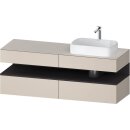 DURAVIT QA4778080910010 QAT KWTU WH Ek. 1600x550x600 Tp. Mt.