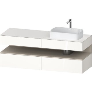 DURAVIT QA4778083220010 QTG KWTU WH Ek. 1600x550x600 Wß Hl.