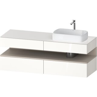 DURAVIT QA4778091220010 QTG KWTU WH Ek. 1600x550x600 Wß Hl.
