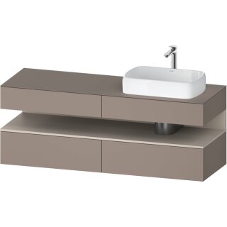DURAVIT QA4778091430000 QTG KWTU WH Ek. 1600x550x600 bs. Mt.
