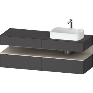 DURAVIT QA4778091490000 QTG KWTU WH Ek. 1600x550x600 Gt Mt.