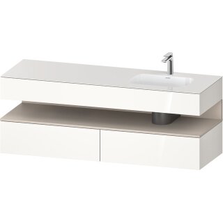 DURAVIT QA4796091220010 QTG EWT KWTU 1600 Wß Hgl. Be