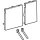 Geberit 242904001 Tasten zu Designplatte