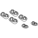 Geberit 242973CG1 Set Ausgleichspuffer zu WC-Sitz