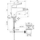 Ideal Standard b1718aaa Bidet armature ceraflex, Ausld. 114mm,