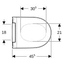 Geberit 243989112 ONE WC-Sitz