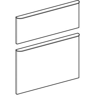 Geberit 244351001 Schubladenfronten (2 St.) mit Griffe