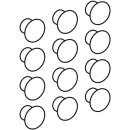 Geberit 244435001 Set Deckkappen f&uuml;r Stiftl&ouml;cher