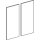 Geberit 244754001 Set T&uuml;ren f&uuml;r SPS m. zwei T&uuml;ren