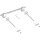 Geberit 244845001 Scharnier mit Scharnierwelle