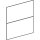 Geberit 245628004 Set Schubl.-Frt f&uuml;r ONE Seitenschrank