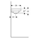 Geberit 501830JT1 iCon Light Handwaschbecken 38x28cm