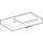 Geberit 501833JT1 iCon Light Handwaschbecken 53x31cm
