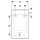 Geberit 502780001 Option Plus Square LSP, direkte Bel.