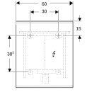 Geberit 502781141 Option Plus Square LSP, direkte Bel.