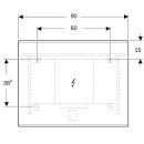 Geberit 502783001 Option Plus Square LSP, direkte Bel.