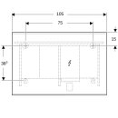 Geberit 502784001 Option Plus Square LSP, direkte Bel.