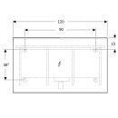 Geberit 502785001 Option Plus Square LSP, direkte Bel.