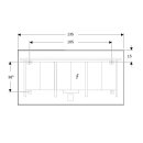 Geberit 502786001 Option Plus Square LSP, direkte Bel.