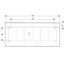 Geberit 502787001 Option Plus Square LSP, direkte Bel.