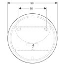 Geberit 502799001 Option Round LSP, direkte / ind. Bel.