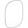 Geberit 502800001 Option Oval Lichtspiegel, ind. Bel.