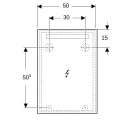 Geberit 502804001 Option Basic Square Lichtspiegel