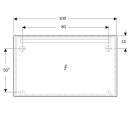 Geberit 502810001 Option Basic Square Lichtspiegel