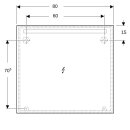 Geberit 502814001 Option Basic Square Lichtspiegel