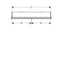 Geberit 505802007 ONE SPS, Comf.Light, 2 T&uuml;ren, UP-Mont