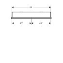 Geberit 505803007 ONE SPS, Comf.Light, 2 T&uuml;ren, UP-Mont