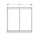 Geberit 505803007 ONE SPS, Comf.Light, 2 T&uuml;ren, UP-Mont